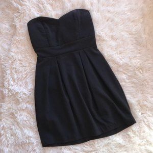 Star Vixen Black Strapless Dress